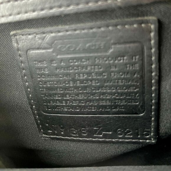 COACH  Vintage 1998 Black Neoprene Leather Small Backpack w/hangtag main image 13